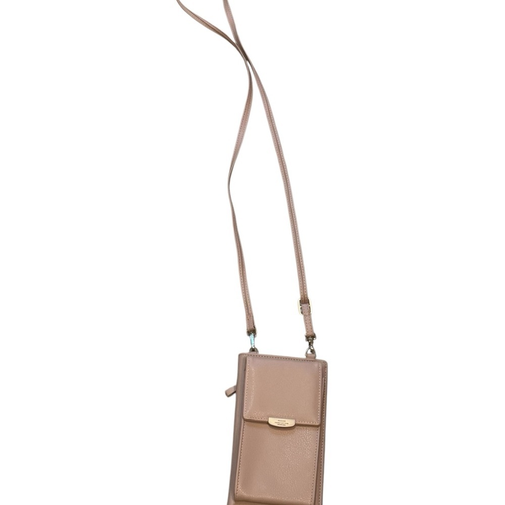 Crossbody‎ cell phone wallet, mauve